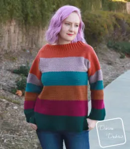Free Amelia Pullover Crochet Pattern &ndash; Go Big Stripes!