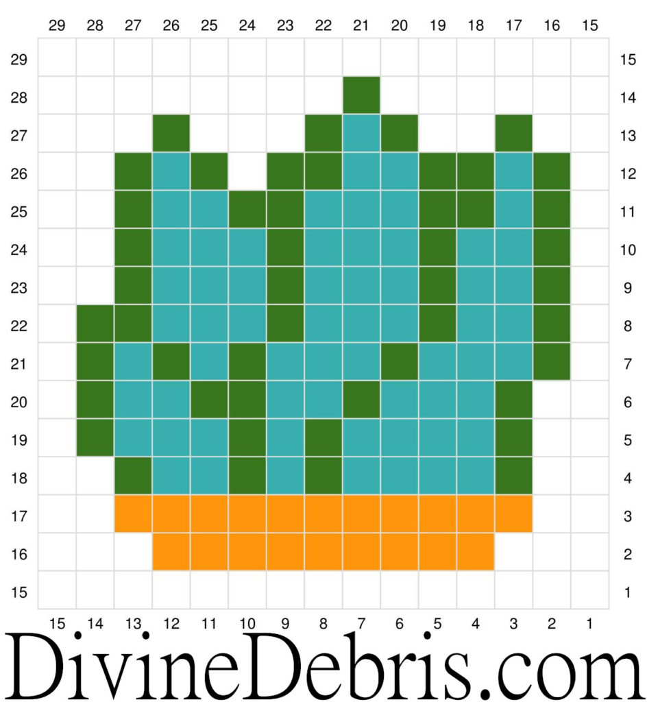 [Image description] Graph for the C2C Agave Afghan Square
