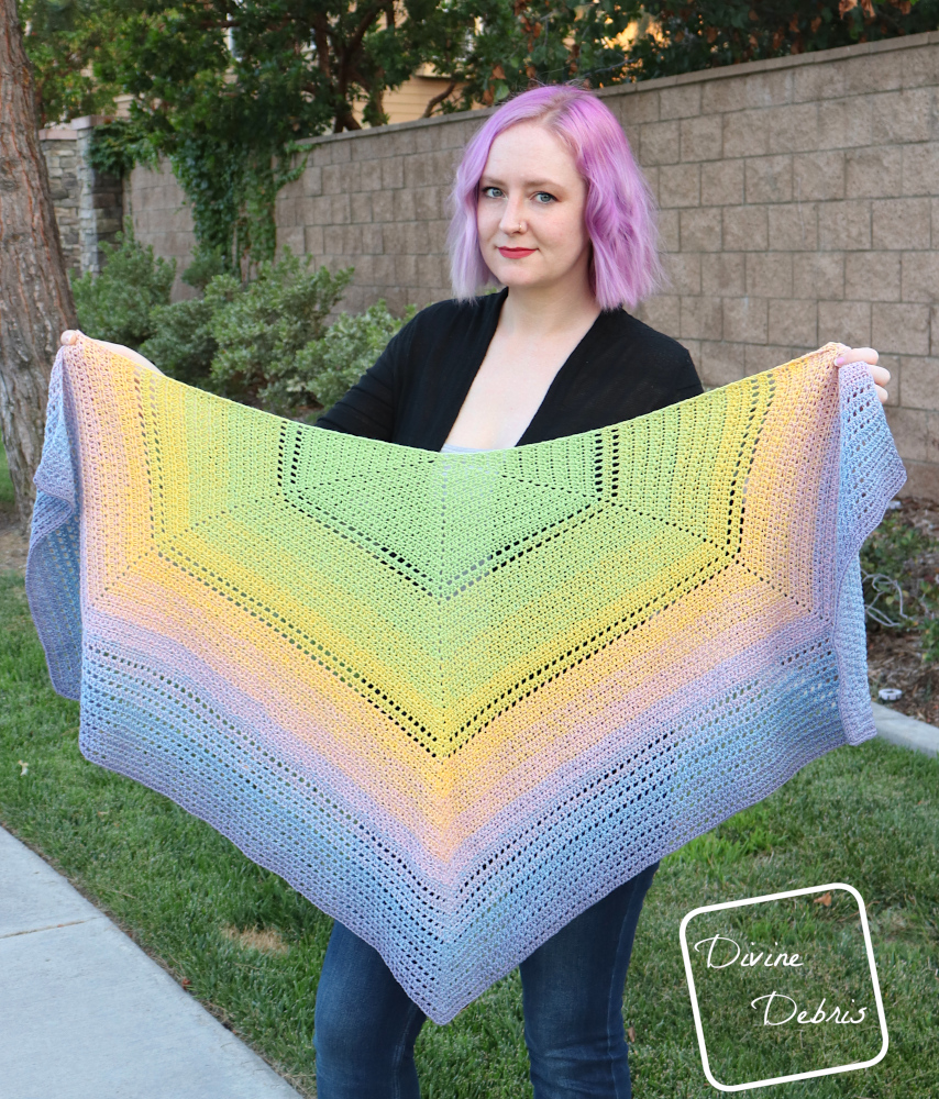 Make It Flow with the Free Alix Shawl Crochet Pattern