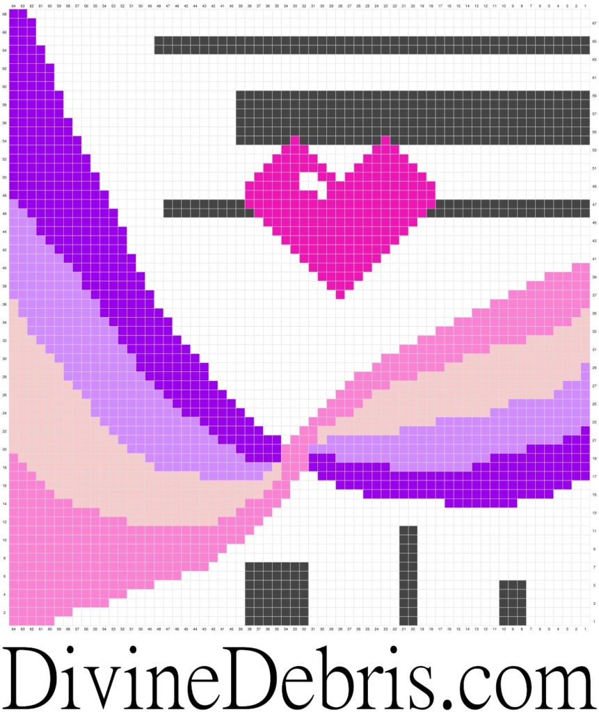 [Image description] Heart Wave Wall Hanging graph