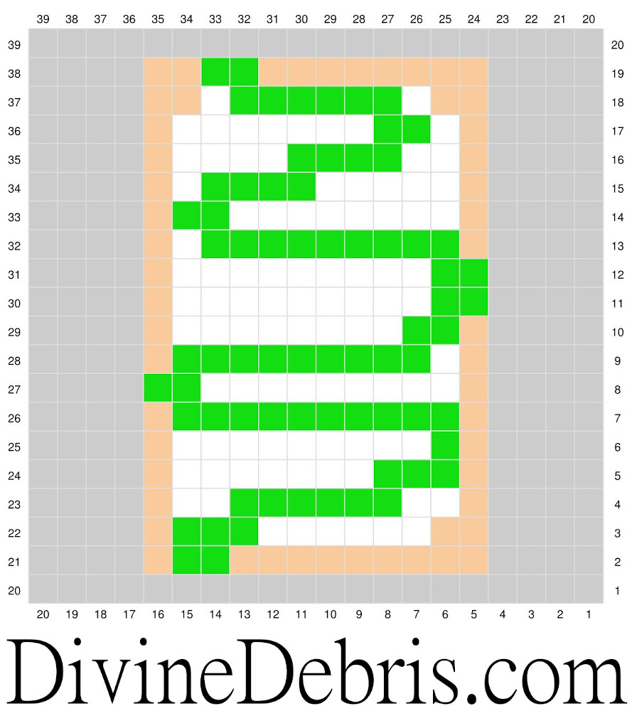 [Image description] The graph for the C2C Toaster Pastry Afghan Square