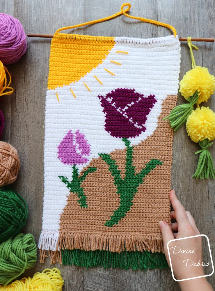 Crochet Tulip PATTERN, Crochet Flower Pattern PDF, Tulip Crochet Pattern  for Decor and Bouquets 