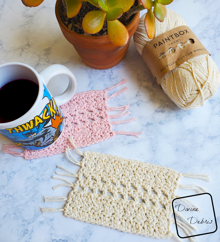 Simple Texture with the Kieran Mug Rug Free Crochet Pattern