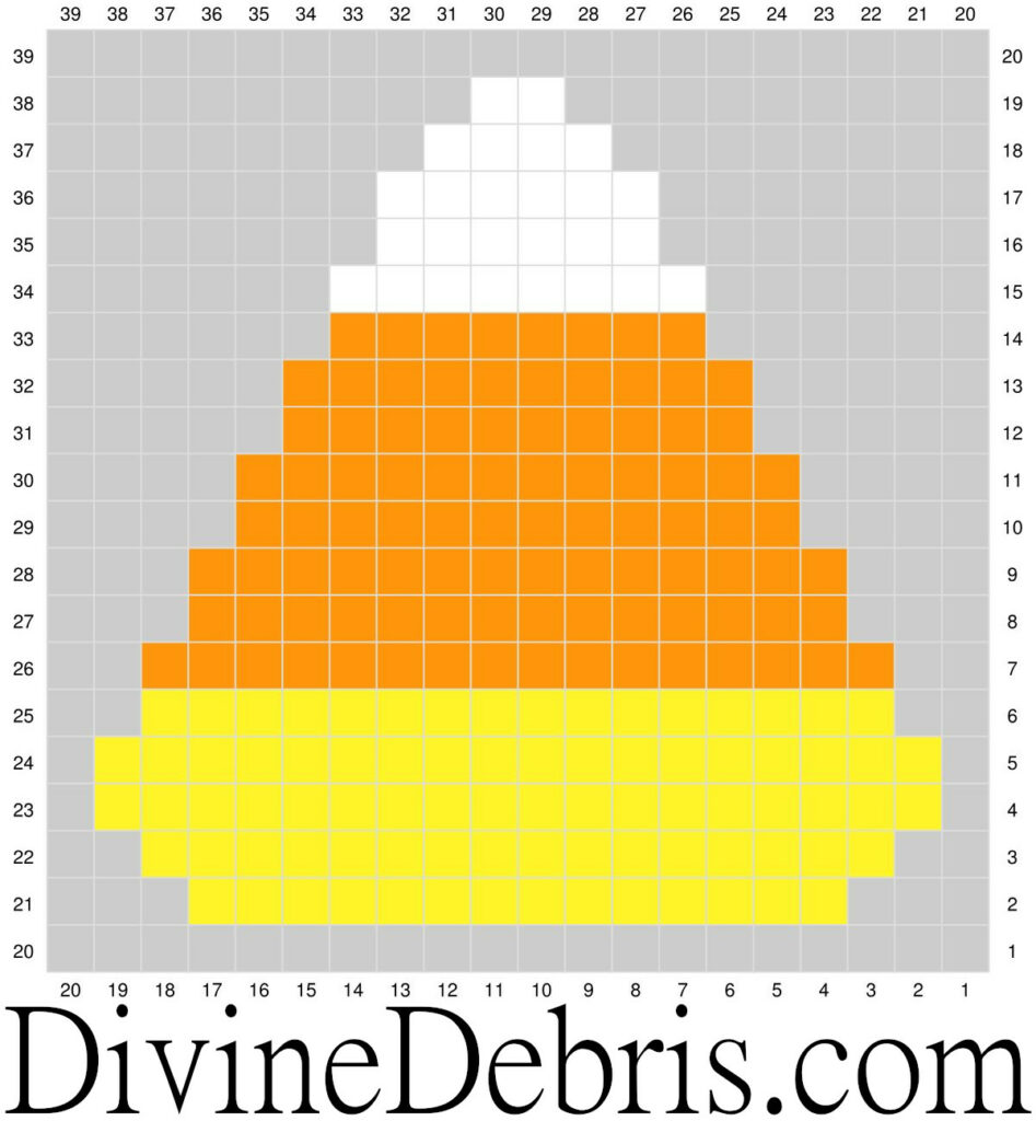 Graph for the Candy Corn Afghan Square