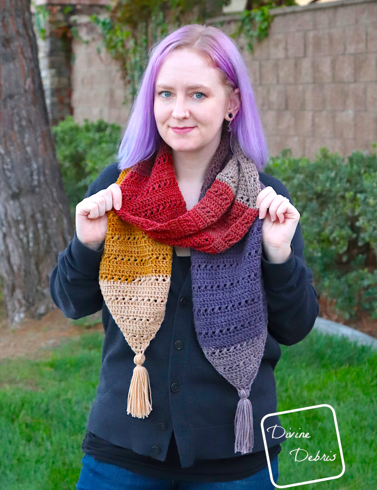 Make a Point with the Free Sophie Scarf Crochet Pattern