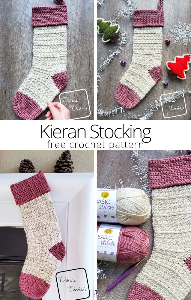The Free Kieran Stocking Crochet Pattern by Divine Derbis