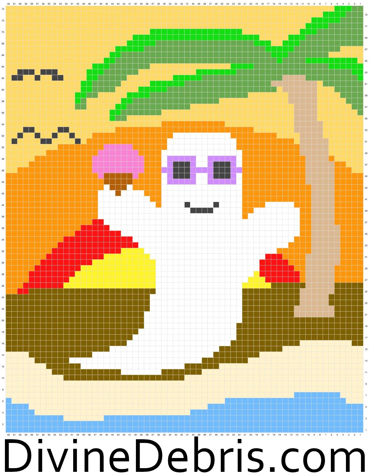 Graph for the Beach Ghost Wall Hanging