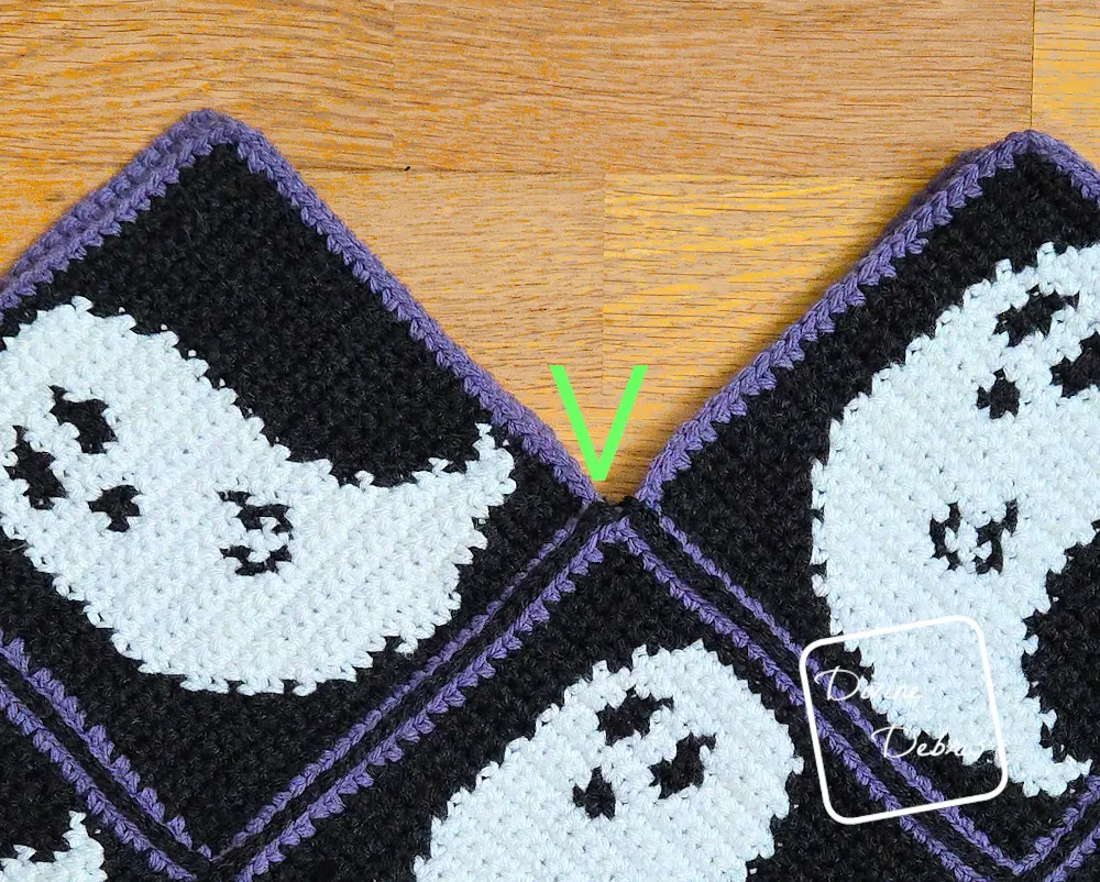 [Image description] Gwendoline Ghost Bag Straps photo 2 - close up on where to to start the straps