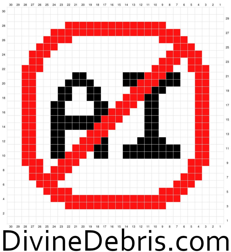 Free Anti AI Wall Hanging Crochet Pattern - Divine Debris