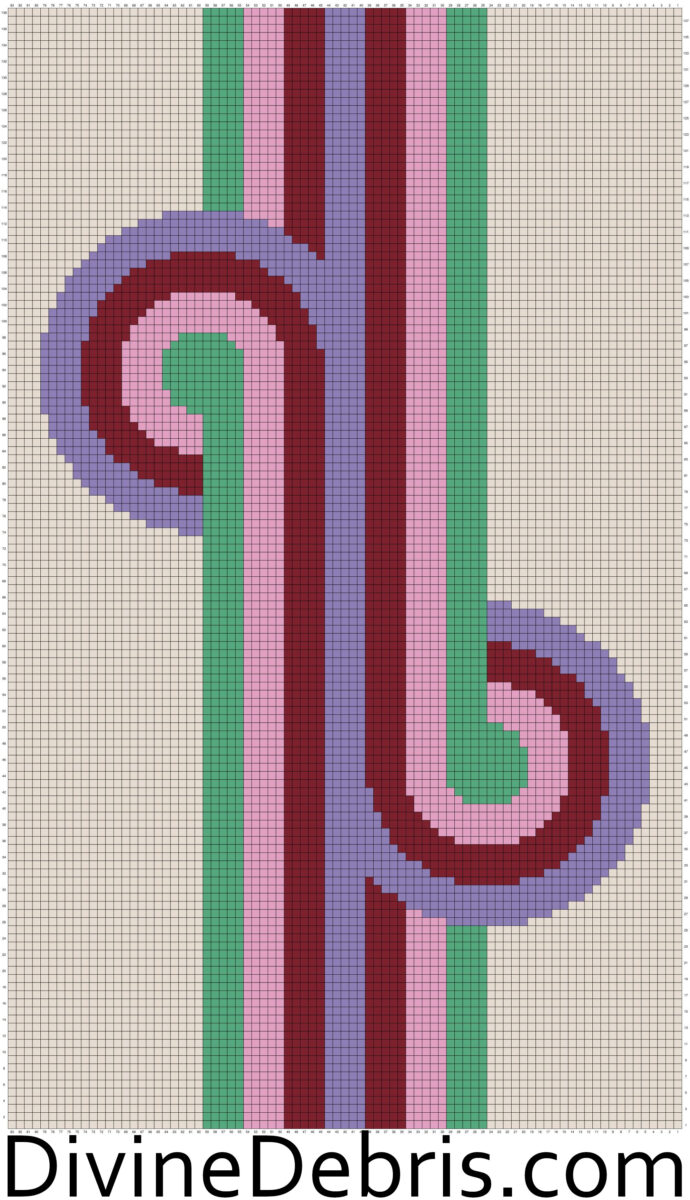 Loop De Loop Wall Hanging Free Crochet Pattern - Divine Debris