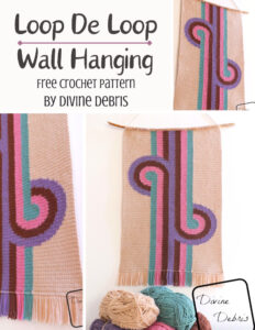 Loop De Loop Wall Hanging Free Crochet Pattern